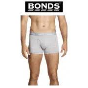 Mens Bonds Guyfront Trunk Cotton Stretch Seamfree Light Grey Classic Sport MZVJ