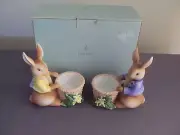 Partylite Bertie & Bee Easter Bunny Votive Candle Holder New In Box