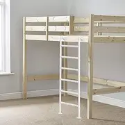 60Inch 150cm Metal Non Slip Bed Ladder, Indoor Attic Loft/Dorm RV Bed Ladder, Yopappol Emergency Fire Egress Ladder for Home Safety Climb Ladder, Load 150 Kg/330 Lbs(128cm/50in)