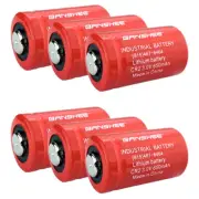 Banshee Replacement for CR2 650mAh (LiMNO2) Button Top Photo Battery - 6 Pack