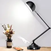 Touch Control Led Desk Lamp With Usb Charging Port Architect Black Metal Lamp Wi