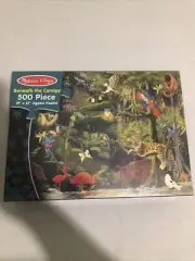 New Beneath the Canopy 500 Piece Puzzle Melissa & Doug 19" x 27" Rainforest
