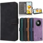 For New Optus X Pro 5G Matte Leather Wallet Flip Phone Case Cover Screen Protect