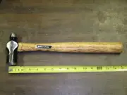 VTG USA Miller Falls Ball Pein Hammer 24 Oz, # 9724, Wood Handle Tool Rare, New