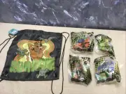 Vintage 2000 Burger King Scooby-Doo Alien Invaders Glow-in-the-Dark Toy Set#73