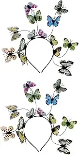 [BESPORTBLE] Butterfly Fascinator Headband for Women Elegant Tea Party with Butterfly Decorations for Weddings Birthdays Ceremonies Special Occasions