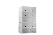 10 Shoe Boxes Organizer, Storage Box For Display Sneakers, Stackable Fit up to US Size 13