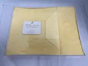 Vtg DUNDEE Bath Towel Set Yellow Golden Crown Guest Face Cloth Original Box NIB
