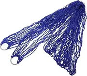 ifundom Nylon Rope Hammock Portable Mesh Hanging Bed for Camping and Outdoor Use Lightweight and Convenient Design for Travel Backyard and Patio Activities