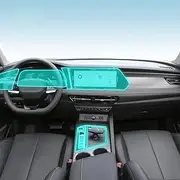 Car Interior Film Dashboard Piano Board Shift Center Console Anti-Scratch Transparent TPU Protection Film,for Changan oshan X7 Plus 2022-2023 (Style A for RHD)