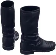 Generic Set of Boots for 12-Inch Female Action Figures, Black 1, 1:6