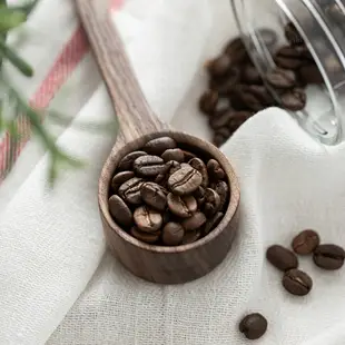 Eho_咖啡量豆勺實木量勺咖啡粉定量勺子計量匙8g 10g-一點點