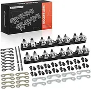 A-Premium 16Pcs Aluminum Shaft Mount Rocker Arms Kit with Needle Bearings Compatible with Ford SBF(Small Block) 302, 1.6 Ratio