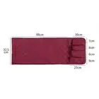 Burgundy Sofa Armrest Storage Bag Protect Your Furniture from Cat Scratches