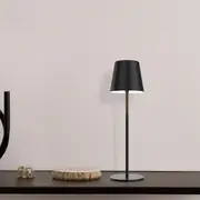 Verve Design Black Akira LED Portable Desk Lamp