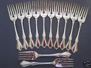 12 ARBOR ROSE SALAD/PASTRY FORKS ONEIDA NEW 18/8 S/S FREE SHIPPING US ONLY