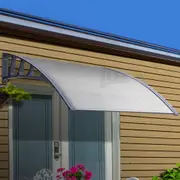 InstaHut Window Door Awning Door Canopy Outdoor Patio Sun Shield 1.5mx1-4m