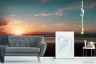 3D Ocean Sunrise Wallpaper Wall Mural Removable Self-adhesive 382