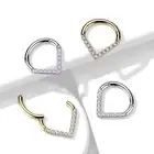 Piercing Nose Steel Surgical And Zirconium - Creole And Chevron