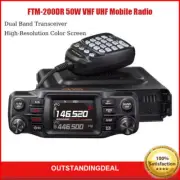 FTM-200DR 50W VHF UHF Mobile Radio Dual Band Transceiver with GPS Color Screen/