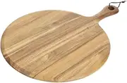 Olympia Acacia Wood Round Pizza Paddle Board 33 cm Size