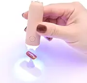 Rolabling UV Light for Gel Nail Monster Design Handheld Light for Gel Nails Mini UV Light Portable Nail Lamp Cordless USB Chargeable Nail Dry Tool