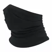 Black Multi-use Tube Scarf Bandana Head Nose Face Mask Neck Gaiter Head Wear