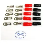 Deejay LED TBH1GA10 10 Pack 0 Gauge Economy Connect