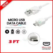 3ft Feet USB 2.0 A to Micro-USB B High Speed Cable M/M WHITE