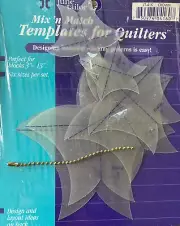 June Tailor Mix ‘n Match Template for Quilters CROWN Quilt Quilting Pattern