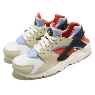 【NIKE 耐吉】休閒鞋 Huarache Run GS 大童 女鞋 卡其 紫 陰陽太極 東方元素 緩震 麂皮(DV2196-700)