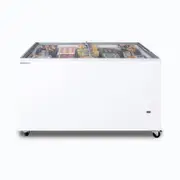 Bromic Display Chest Freezer - 401L - Flat Glass Top