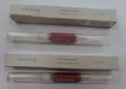 2 Avon BeComing Shining Moment Lip Gloss Quick Clicks Fig and Bronze Glaze
