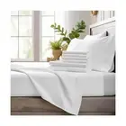 6 Piece King Size Sheets Set - 100% Viscose Made from Bamboo Sheets King Size...