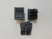 200A-65 SIGMA SWITCHES REPLCMNT SWITCH SPST BLACK 14V BLUE LIGHTED BLACK BODY