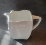 Mikasa Simplicity White Drink Pitcher, Glossy White, Square Shape, 7" Tall KT533