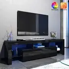 TV Stand Cabinet Entertainment Unit LED Storage Drawer UV High Gloss 180cm
