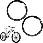 2Pcs Bicycle Flywheel Cassette Spacer 1.8mm Flywheel Gasket Compatible with SHIMANO 8 9 10 11 Speed ??Mountain Bike 40.5x34.7mm Black