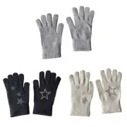 Thermal Gloves for Cold Weather Warm Lining Gloves with Diamante Lightweight