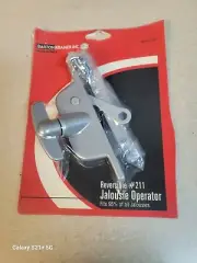 Barton Kramer 211C Silver Reversible Aluminum Jalousie Window Operator Kit