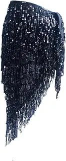 [Oshhni] Belly Dance Hip Scarf Wrap Waist Chain for Club Rumba Nightclub Tango Ballroom