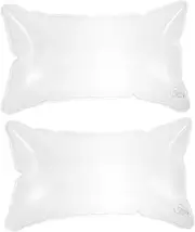 Gatuida 2pcs Travel Pillow Inflatable Camping Pillow Insert Outdoor Cushion for Neck Support for Camping Car Travel Office Home