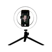 Led Studio Ring Light With Stand And Phone Holder 20cm