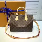 二手精品 LV SPEEDY 30 路易威登 單肩包 斜挎包 手提包 枕頭包 波士頓包 咖啡色 M40391