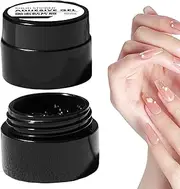 Solid Nail Glue Gel - Strong Nail Glue Gel | Nail Glue for Acrylic, Long-Lasting Strong Adhesion False Nail Glue, Long Lasting Nail Glue Gel for Nails Solid Nail Glue Gel for Nail Tips Clear