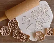SINGLE PIECE Dice RPG Medieval Fantasy DnD Dungeons and Dragons Cookie Cutter