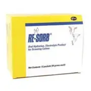 RESORB Electrolyte Glycine Powder Dehydration Scours Cattle Box of 12