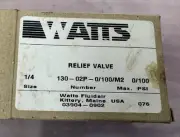 RELIEF V130-02P-M2-0/100 Pressure Relieve VALVE Por WATTS FLUIDAIR