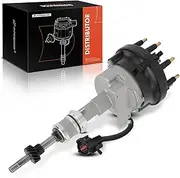 A-Premium Ignition Distributor with Cap and Rotor Compatible with Ford Bronco, E-150 Econoline, E-150 Econoline Club Wagon, F-150, F-250 1992-1996, 5.0L, Replace# F2TZ12127A