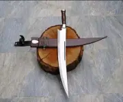 Custom Handmade Carbon Steel Blade Survival Machete Sword|Hunting Sword Camping